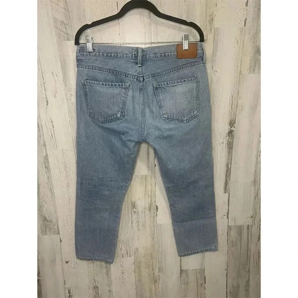 Citizens of Humanity Emerson Boyfriend Jeans Size‎ 27 Light Wash Distressed - Picture 6 of 12